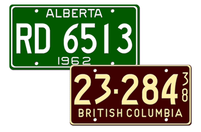 Canadian Custom License Plates