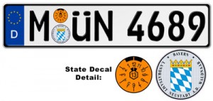 munich license plates