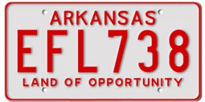 Arkansas License Plates