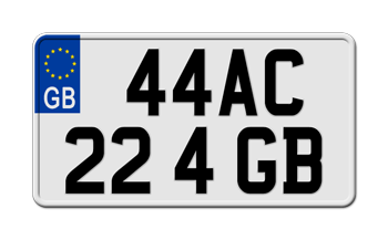 very early european motorcycle plates