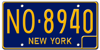 What was the New York License Plate the Year You were Born?