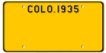 Customize License Plate