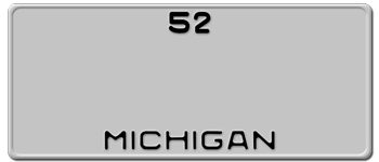 Customize License Plate