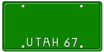 Customize License Plate