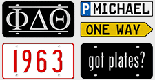 Custom Fun License Plates