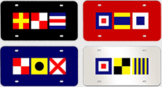 Nautical License Plates