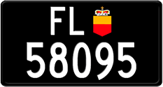 Samples of License Plates with Painted Finish