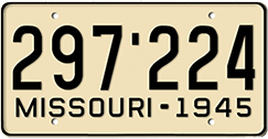 Samples of License Plates with Painted Finish