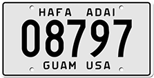 Samples of License Plates with Reflective Finish