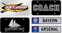 Sports Hobby License Plates
